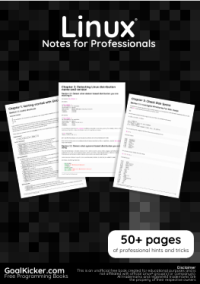 Image of Linux Notes for Professionals