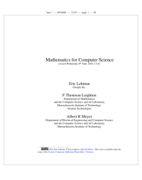 Image of Mathematics for Computer Science