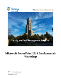 Image of Microsoft PowerPoint 2019 Fundamentals Workshop